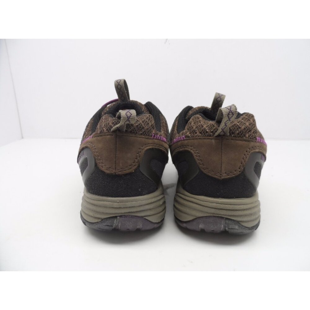 Merrel Women's Avian Light Leather Bracken Hiking Trail Shoe Brown/Purple 7M - Picture 4 of 7